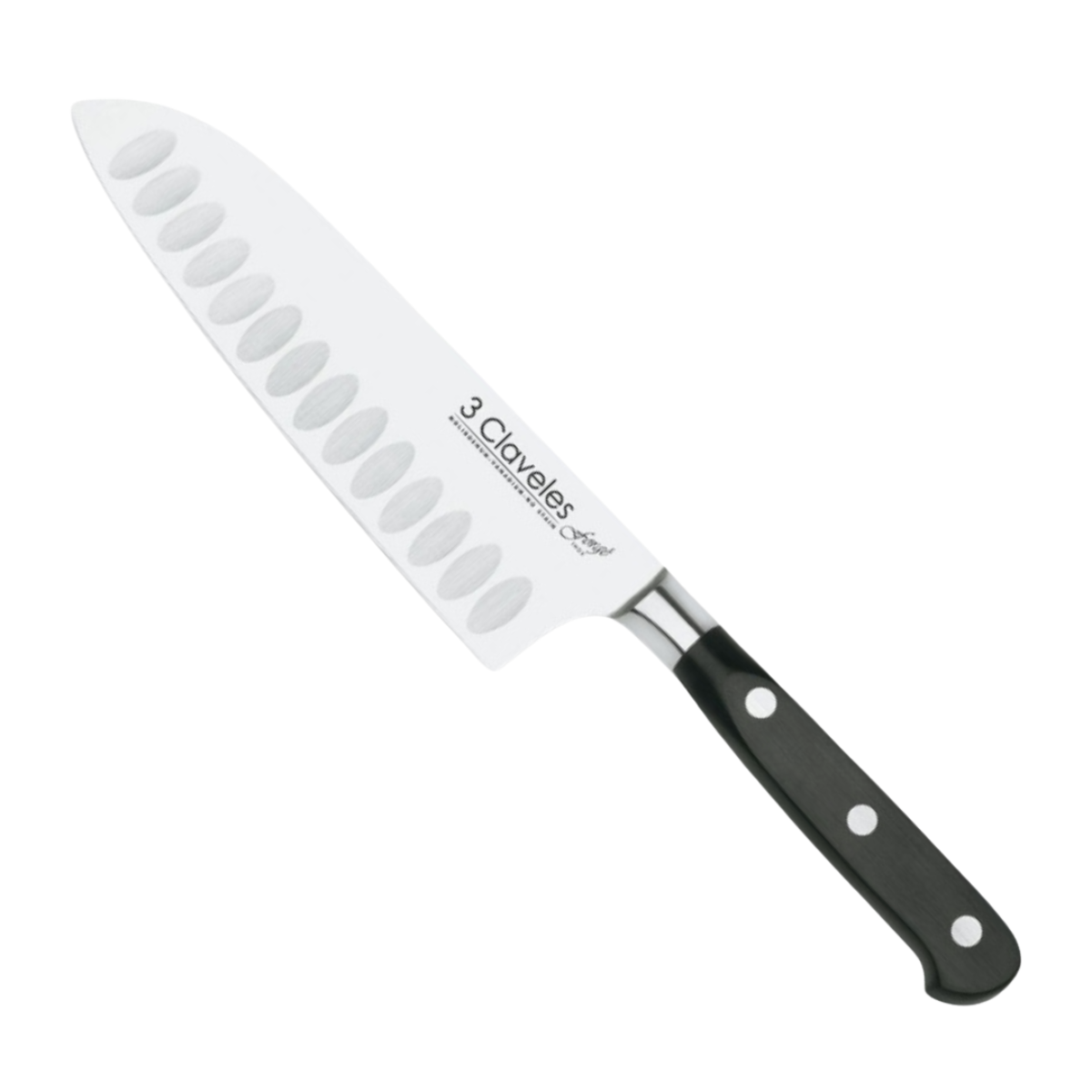 Cuchillo Santoku 7" - 3 Claveles Forgé