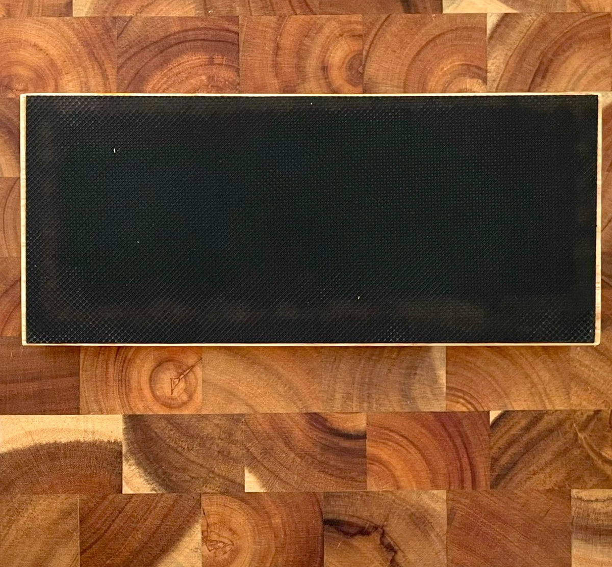 Base de Bambú para piedra de afilar
