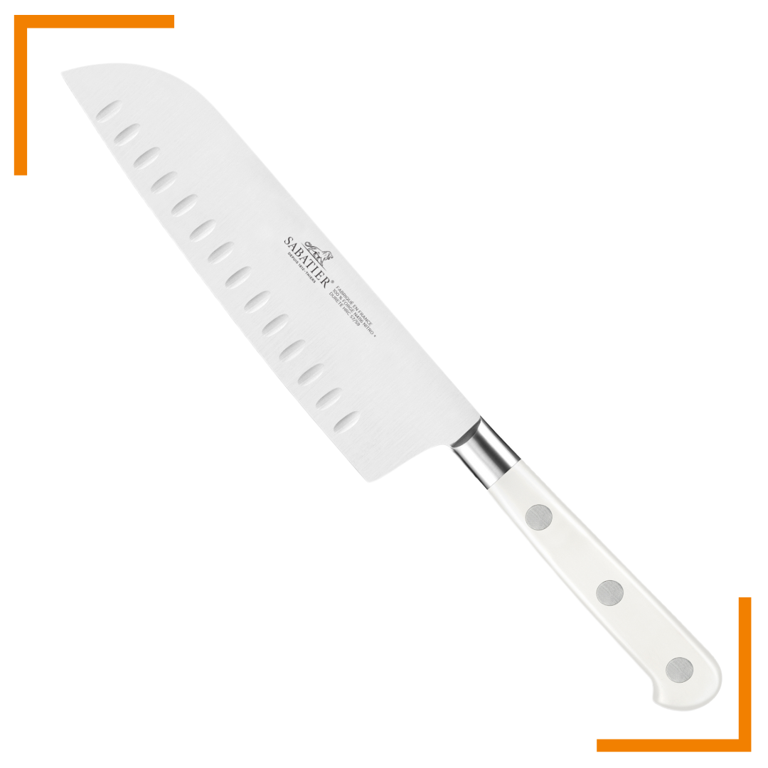 Santoku 7" Sabatier Ideal Toque Blanche