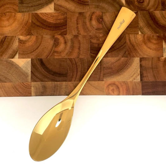 Cuchara Quenelle Dorado