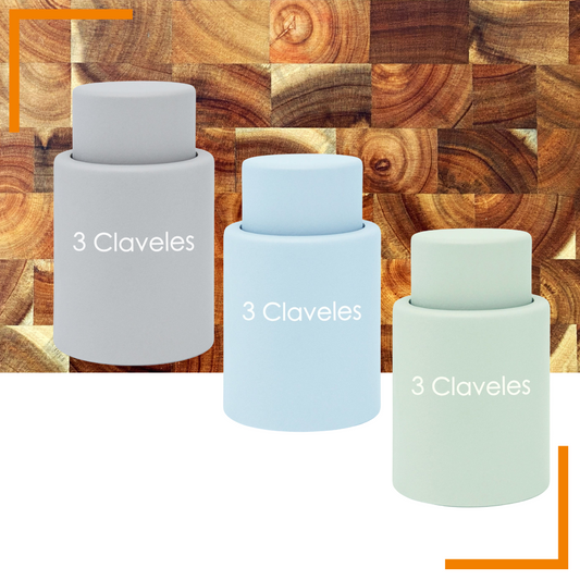 Tapón al vacío para vino 3 Claveles