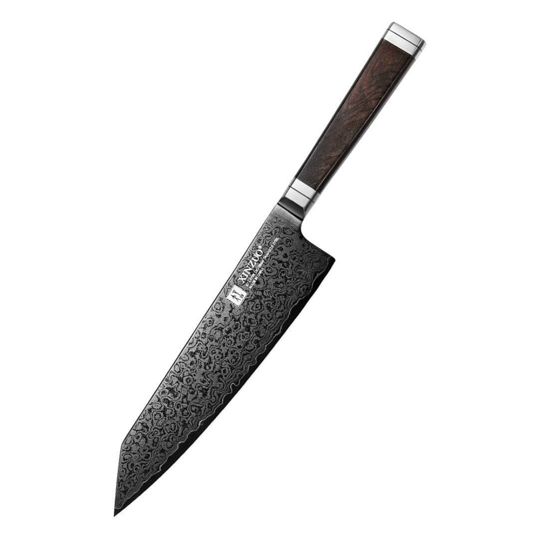 Cuchillo Bunka 8" Alto Carbono Damasco (X08E-QF)