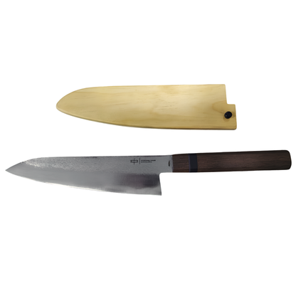 Cuchillo Gyuto de 8", hecho a mano.