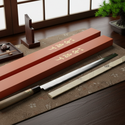 Shozaburo Takohiki 330 mm PRODUCTO HISTÓRICO EXCLUSIVO Shozaburo Takohiki 330 mm de hoja