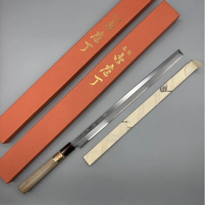 Shozaburo Takohiki 330 mm PRODUCTO HISTÓRICO EXCLUSIVO Shozaburo Takohiki 330 mm de hoja
