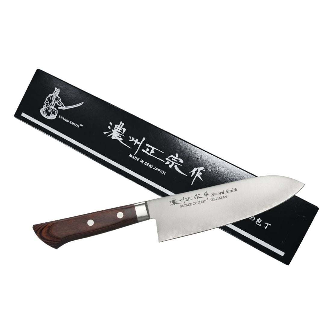 Cuchillo Satake Santoku Cobalto acero VG10 801-133/ Cuchillo Profesional Japonés