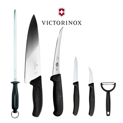 Set de cuchillos y accesorios Victorinox – Línea Fibrox / Swiss Classic