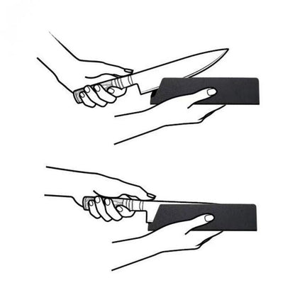 Protector de Hoja para Cuchillo Profesional Negro | 19, 22 y 26 cm