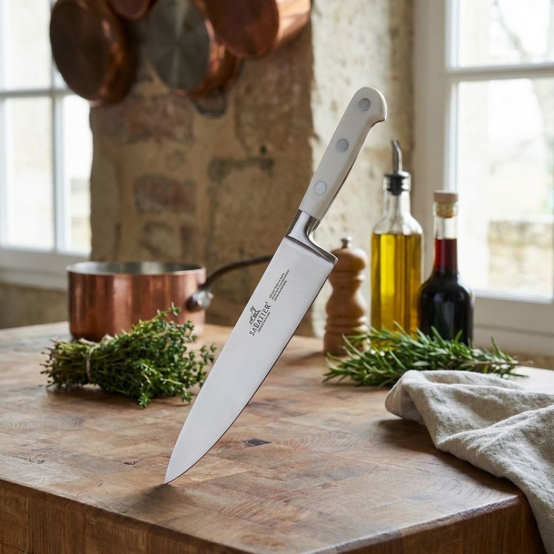 Chef 8" Sabatier Ideal Toque Blanche