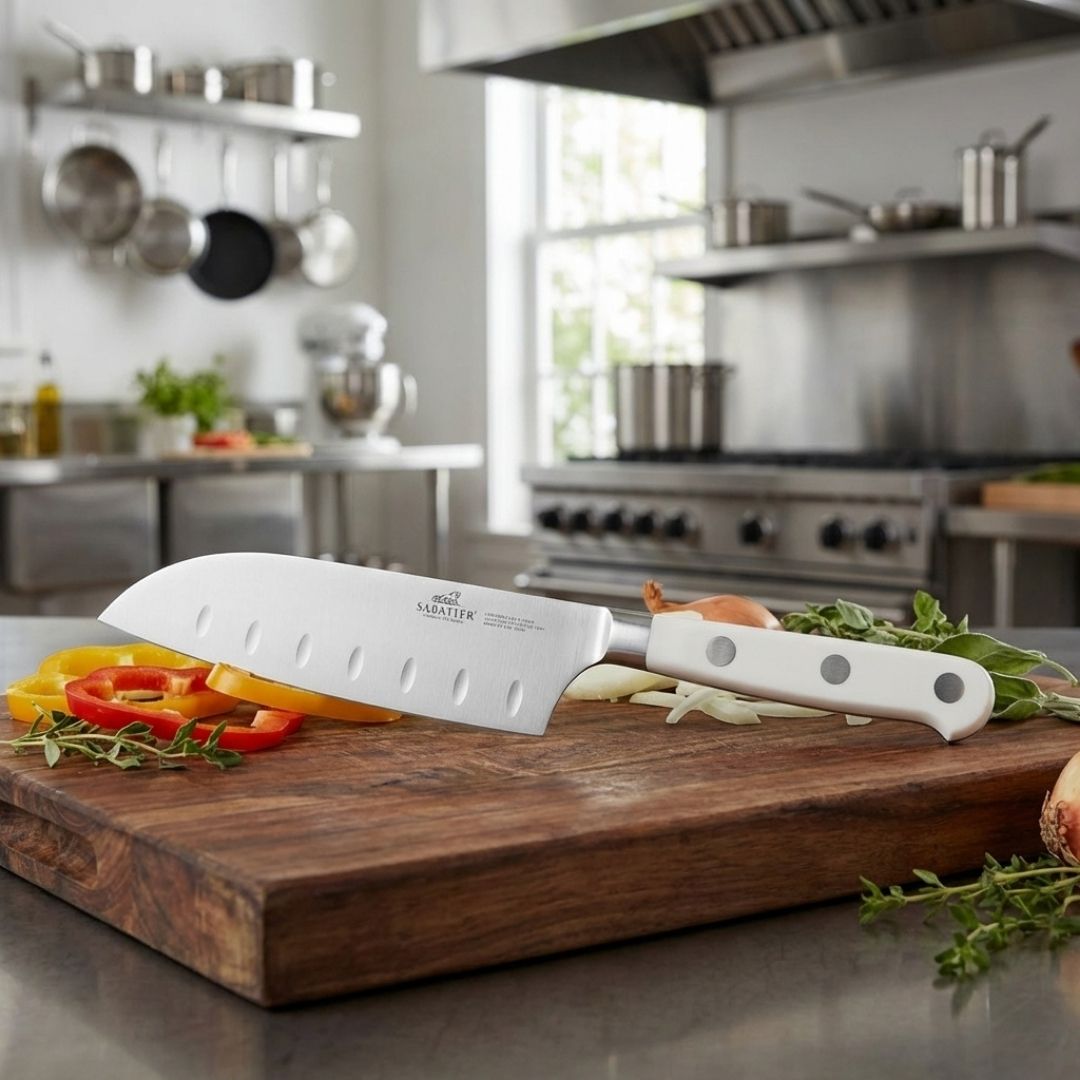 Santoku 5" Sabatier Ideal Toque Blanche