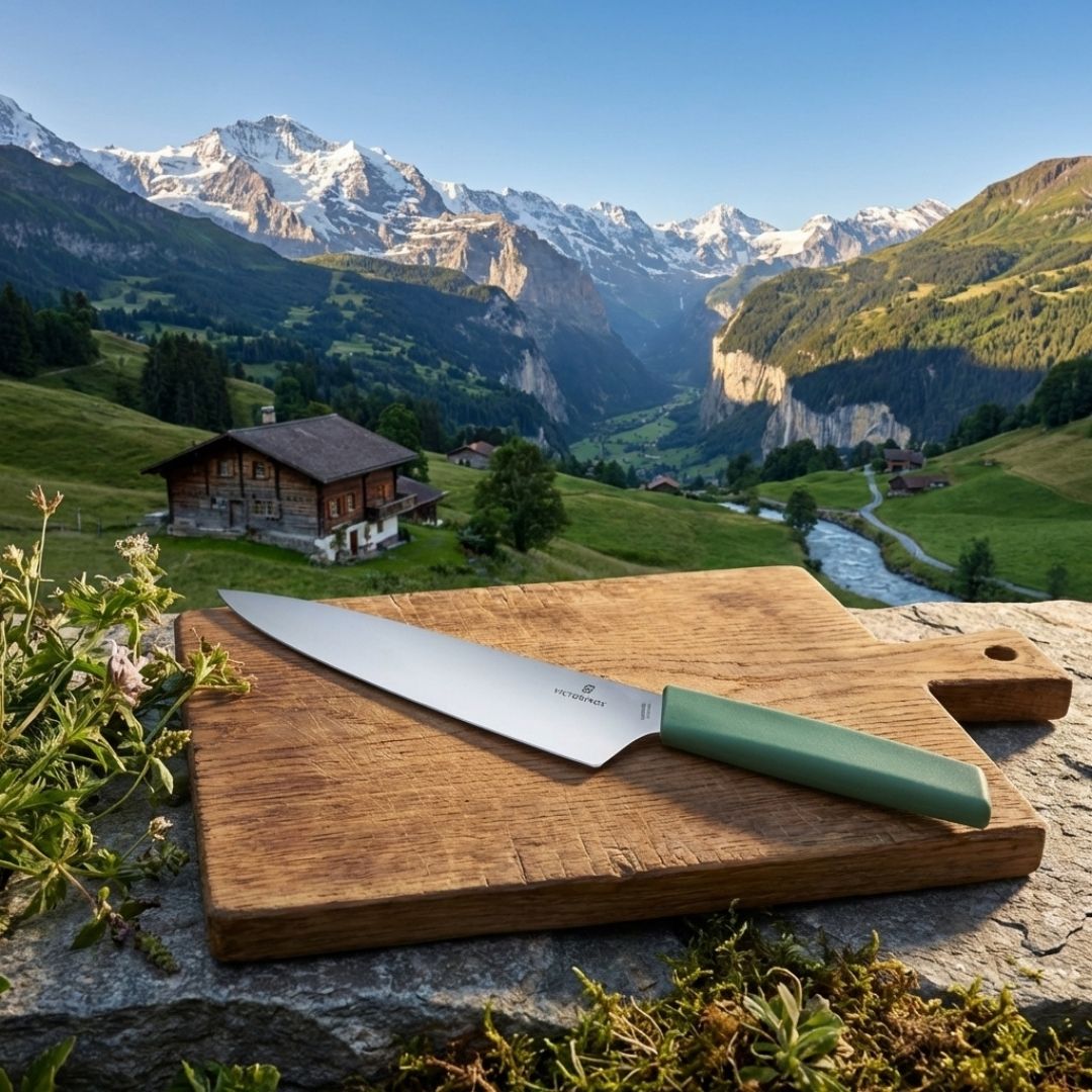Cuchillo Chef 10" Swiss Modern Verde