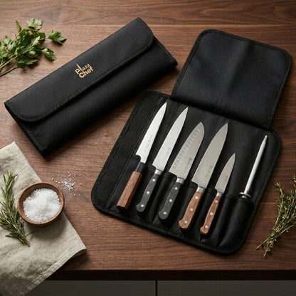 Estuche Porta Cuchillos 6 piezas Profesional Plaza Chef