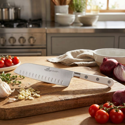 Santoku 7" Sabatier Ideal Toque Blanche