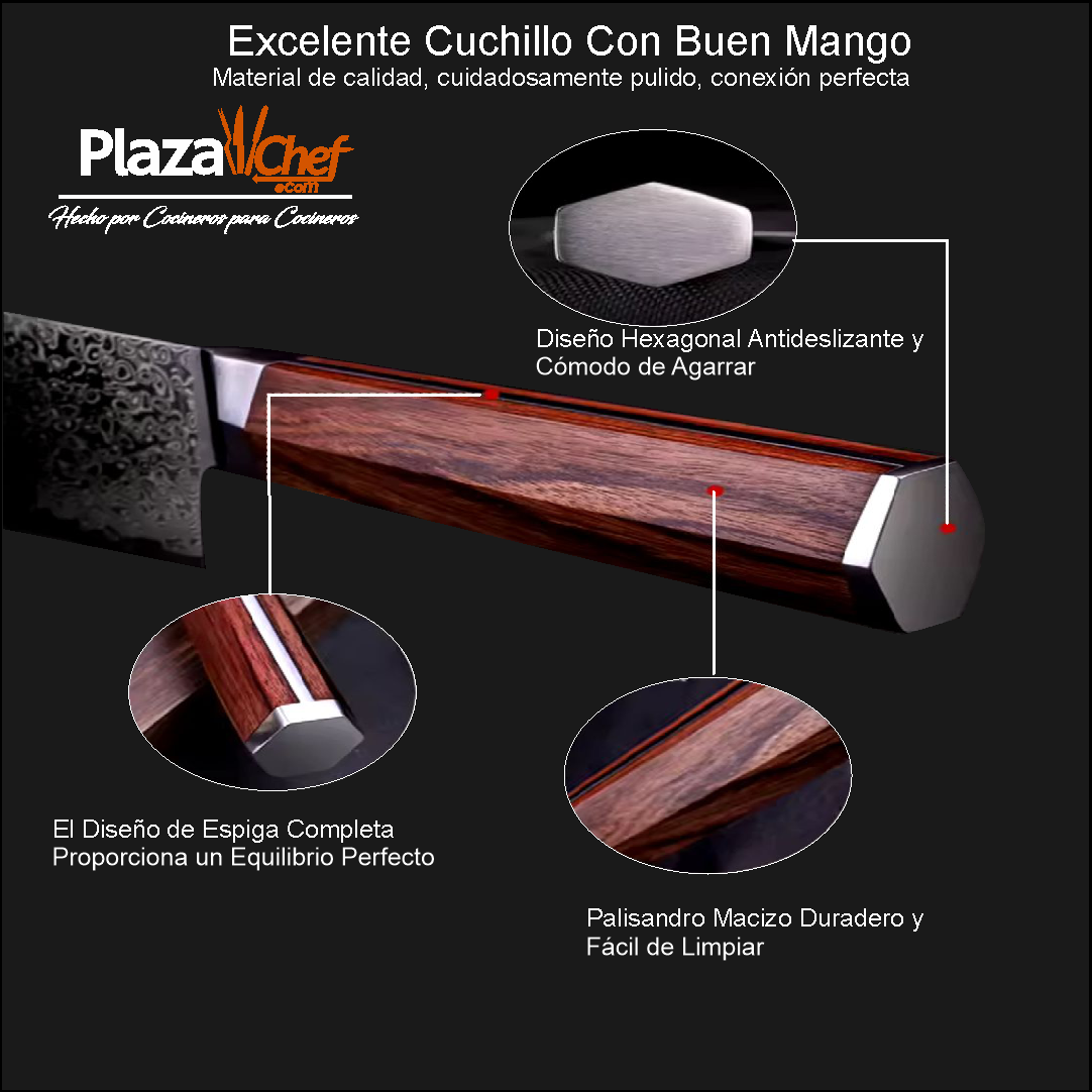 Santoku 7" Alto Carbono (DSK-LF)