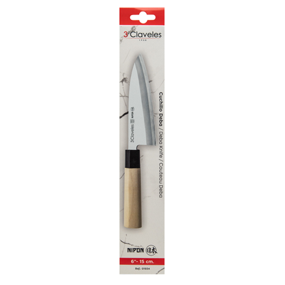 Cuchillo Nipón Deba 15 cm - 3 Claveles