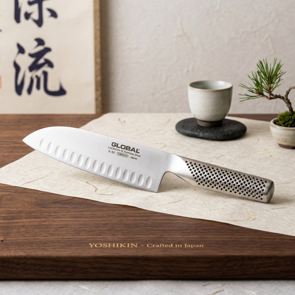 Cuchillo Santoku 7" Global G-80