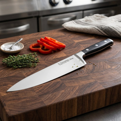 Cuchillo Chef 10" - 3 Claveles Toledo (3CT-C10)