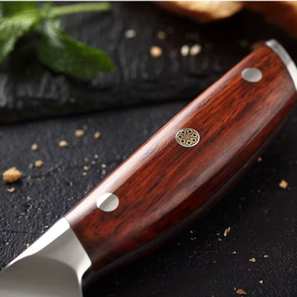 Cuchillo Serrucho 8.5" Damasco, Alto Carbono (B27-MB)