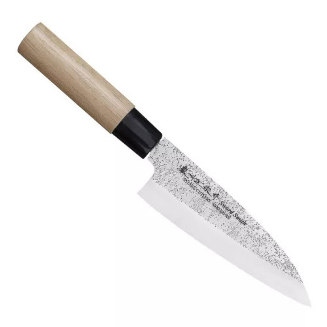 Cuchillo Satake Nashiji Deba Cuchillo de cocina japonés 15,5 cm 801-430 Calidad japonesa en tu cocina