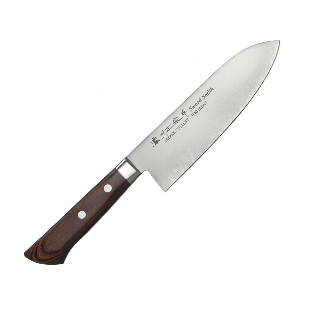 Cuchillo Satake Santoku Cobalto acero VG10 801-133/ Cuchillo Profesional Japonés