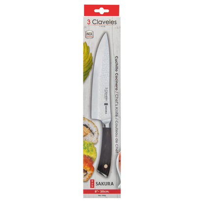 Cuchillo de Chef 8" - 3 Claveles Sakura