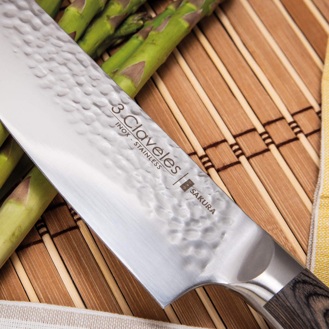 Cuchillo de Chef 8" - 3 Claveles Sakura
