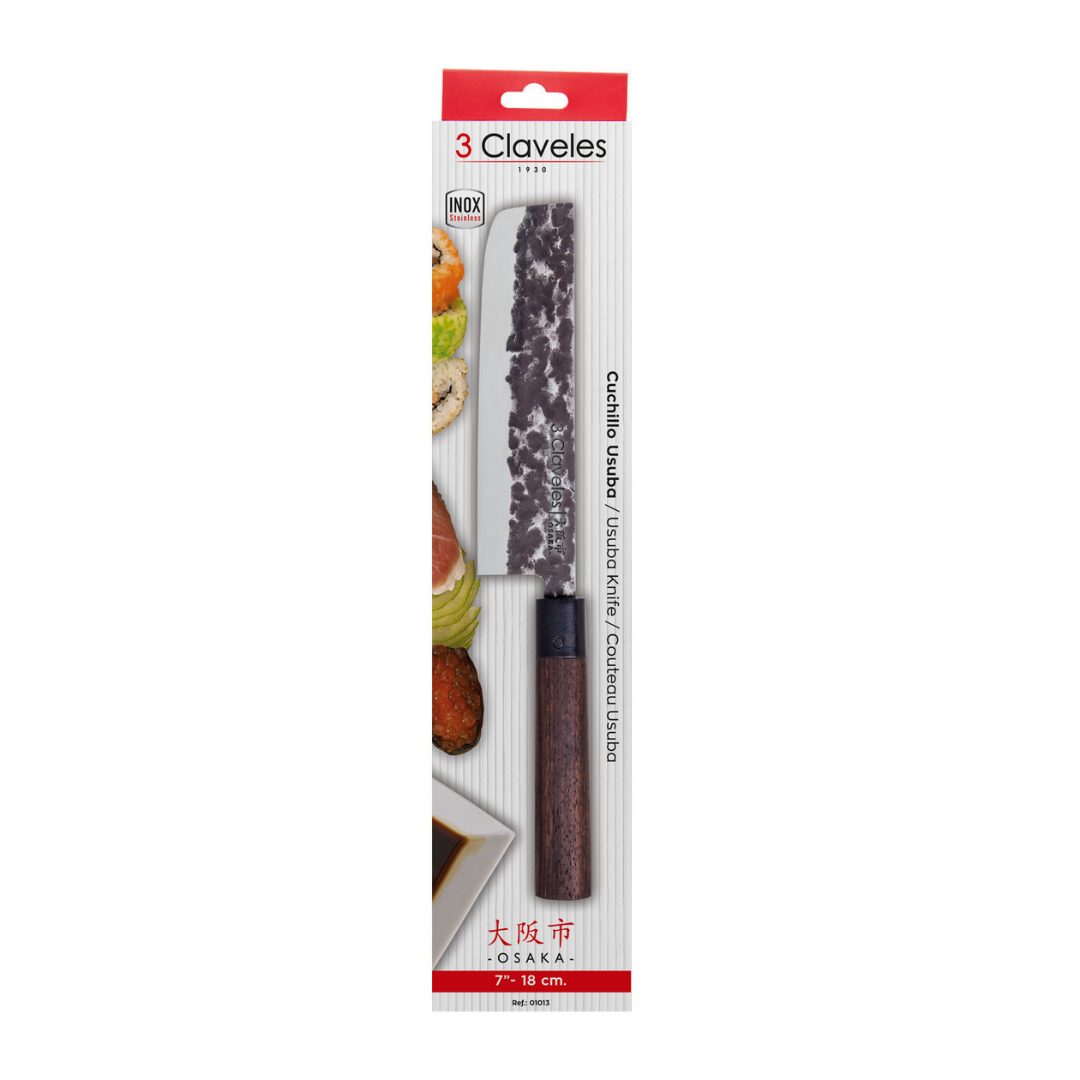 Cuchillo Nakiri 7″ – 3 Claveles Osaka