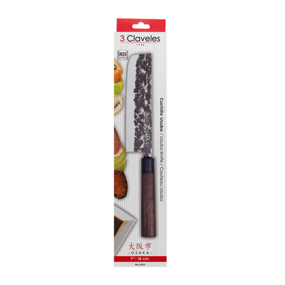 Cuchillo Nakiri 7″ – 3 Claveles Osaka
