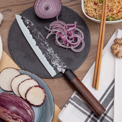 Cuchillo Santoku 7″ – 3 Claveles Osaka