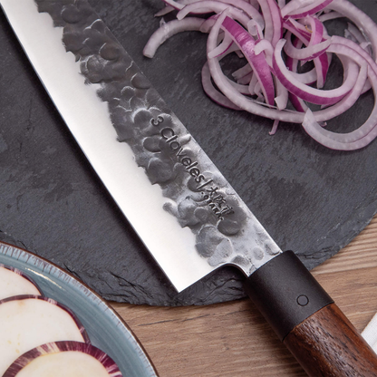 Cuchillo Santoku 7″ – 3 Claveles Osaka