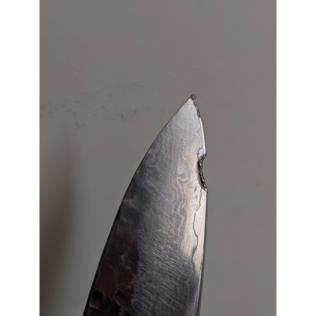 reparacion de mellas en doble bisel