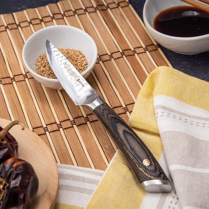 Cuchillo Oficio 3,5" - 3 Claveles Sakura