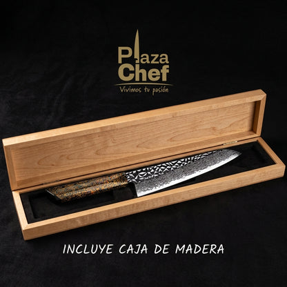 Cuchillo Gyuto 8" Damasco, Alto Carbono (DMS-137-A3)