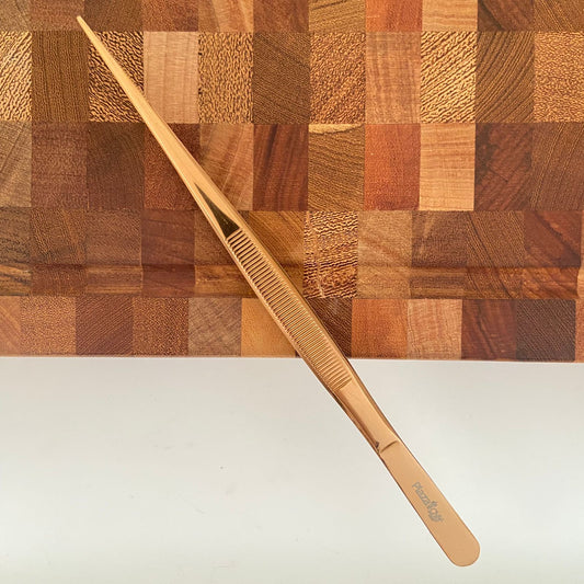 Pinza Recta Oro Rosa