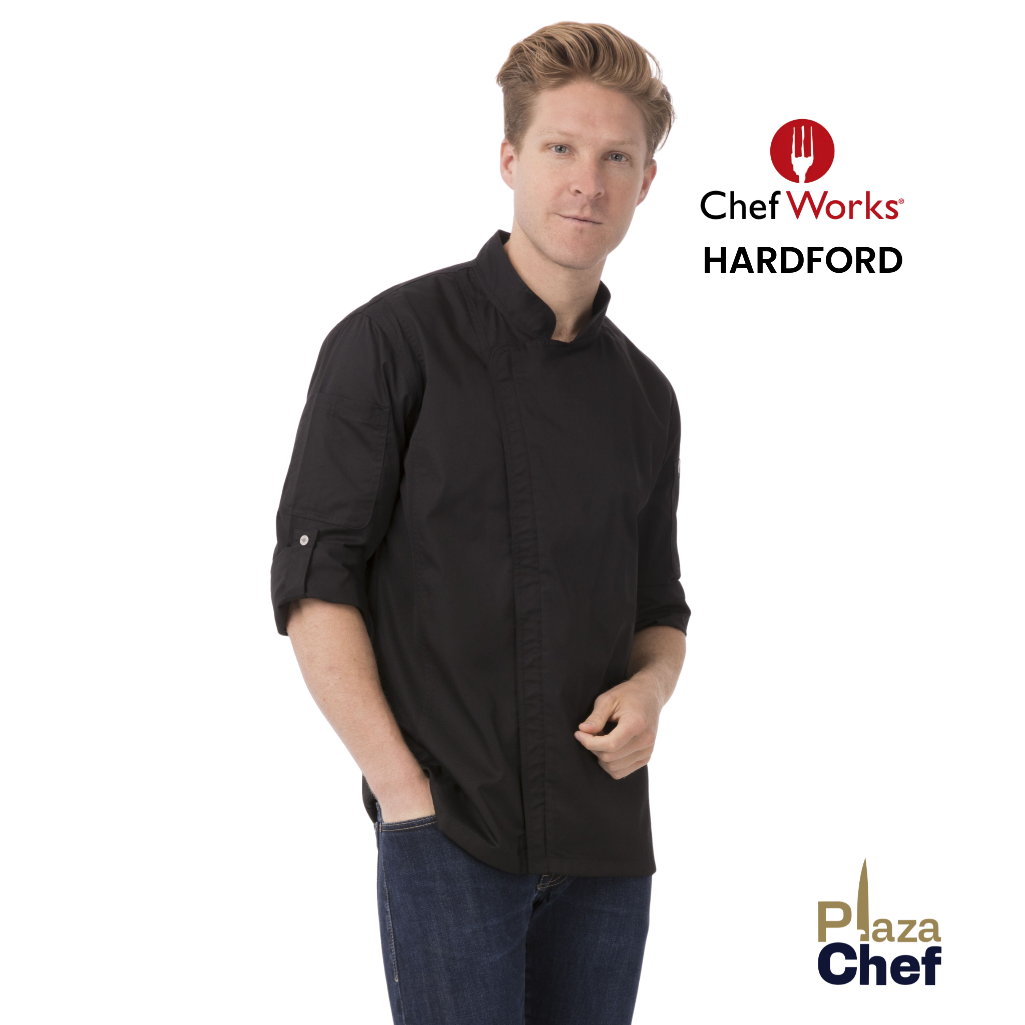 Chaqueta de cocina Chef Work modelo Hardford