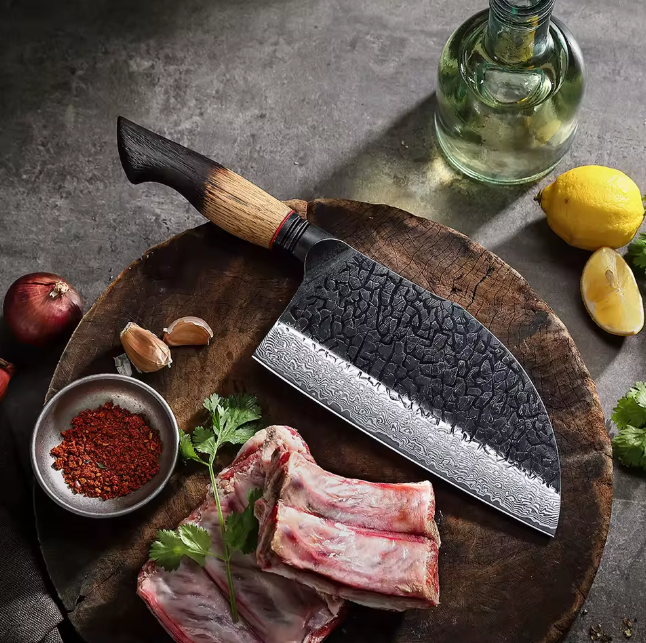 Cuchillo Hacha estilo Serbio X06-KG