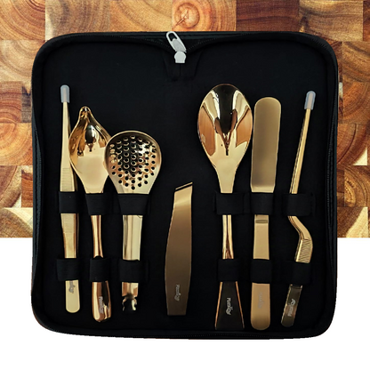Set 7 Dorado + estuche