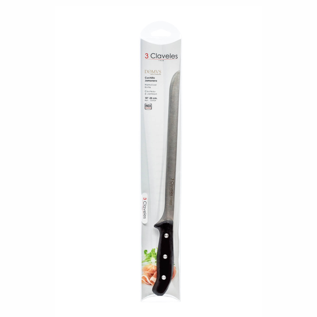 Cuchillo Jamonero Domvs- 3 Claveles