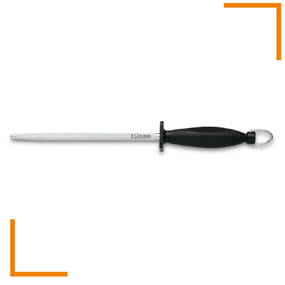 Set Cuchillo Jamonero Alveolado POM y Chaira - 3 Claveles