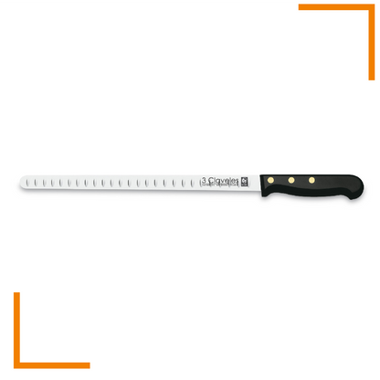 Set Cuchillo Jamonero Alveolado POM y Chaira - 3 Claveles