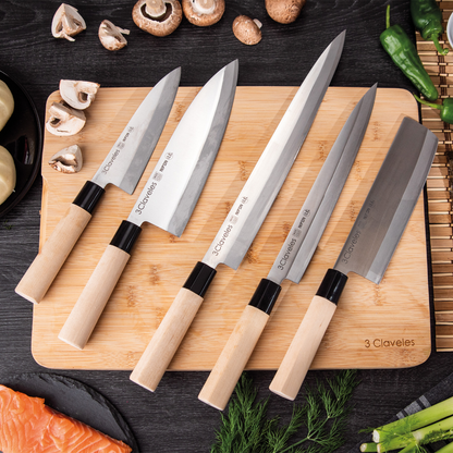 Cuchillo Nipon Yanagiba 30cm - 3 Claveles