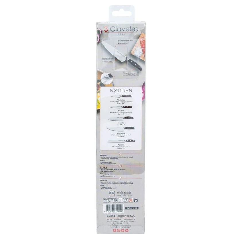 Chef 8" - 3 Claveles Norden (3CN-C8)