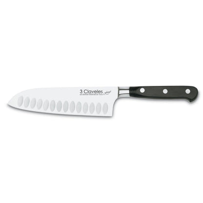 Cuchillo Santoku 7" - 3 Claveles Forgé