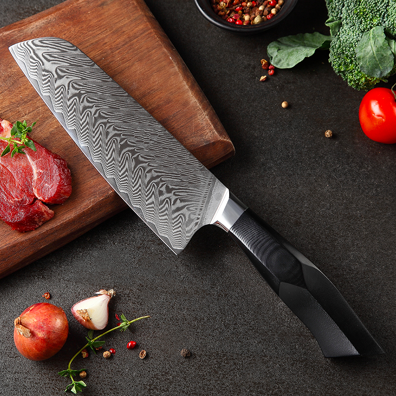 Santoku 7" Alto Carbono (B32-S)