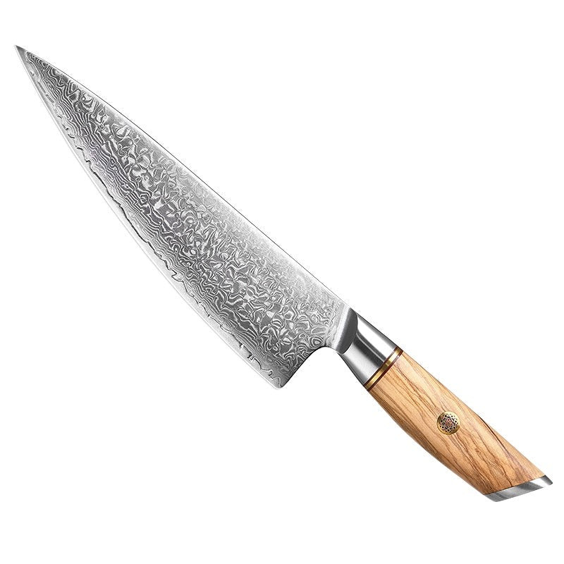 CUCHILLO CHEF ACERO AL CARBONO MARTILLADO - COLECCIÓN CARBONO