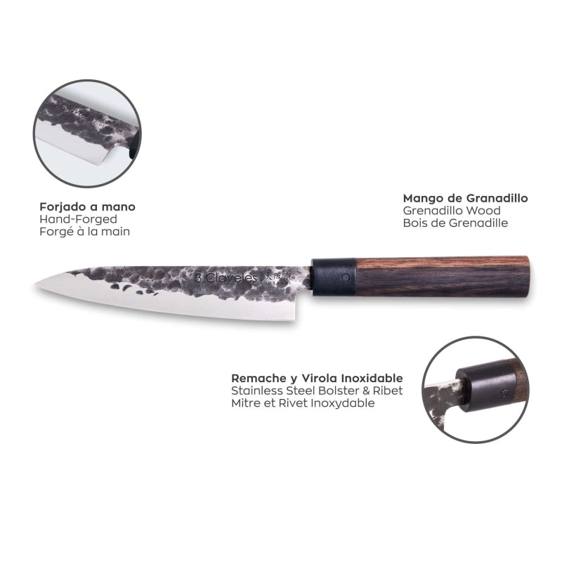 Cuchillo Oficio 6.5″ – 3 Claveles Osaka