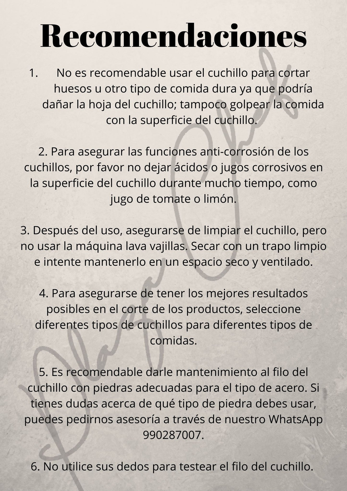 Hacha de verduras Alto Carbono (PM8S-N)