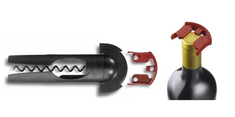 Sacacorchos con cortaprecinto
