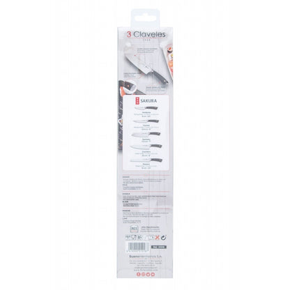 Cuchillo Santoku 7" - 3 Claveles Sakura