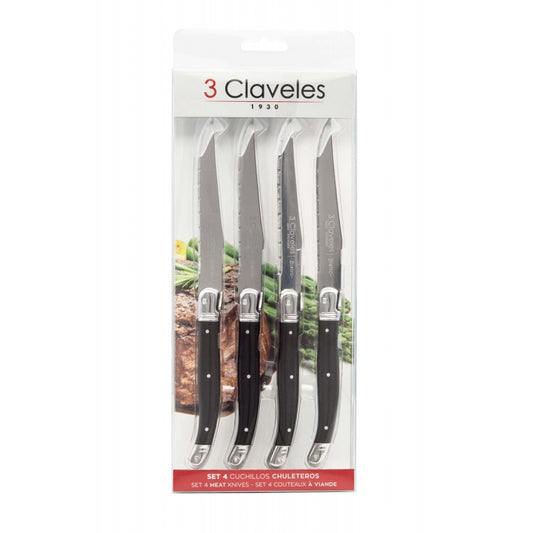 Set cuchillos chuleteros - 3 Claveles Bistro (3CB-F)